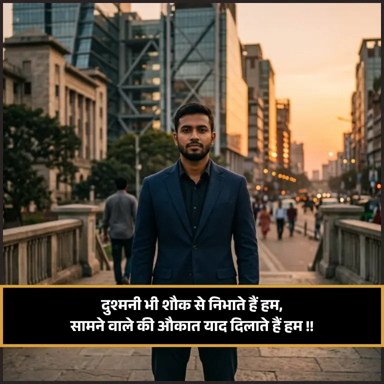 Attitude Dushman Shayari Attitude Dushman Shayari