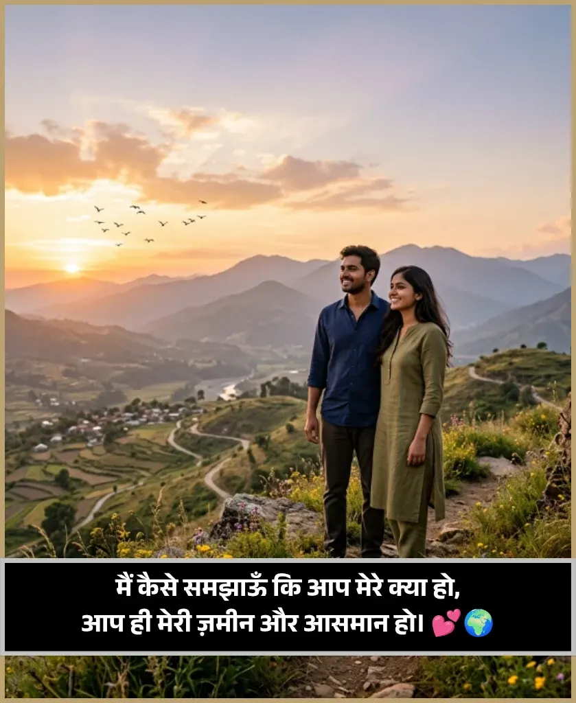 Romantic Husband Wife Shayari in Hindi