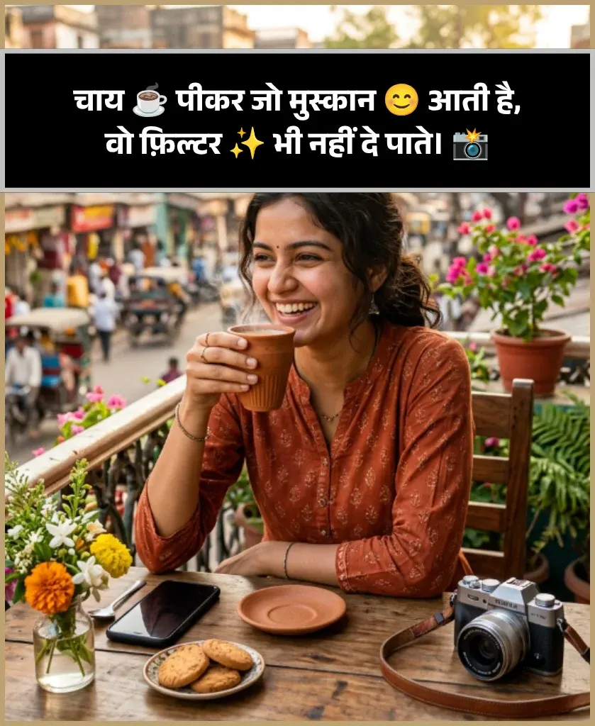 Chai Shayari 2 Line for Girl
