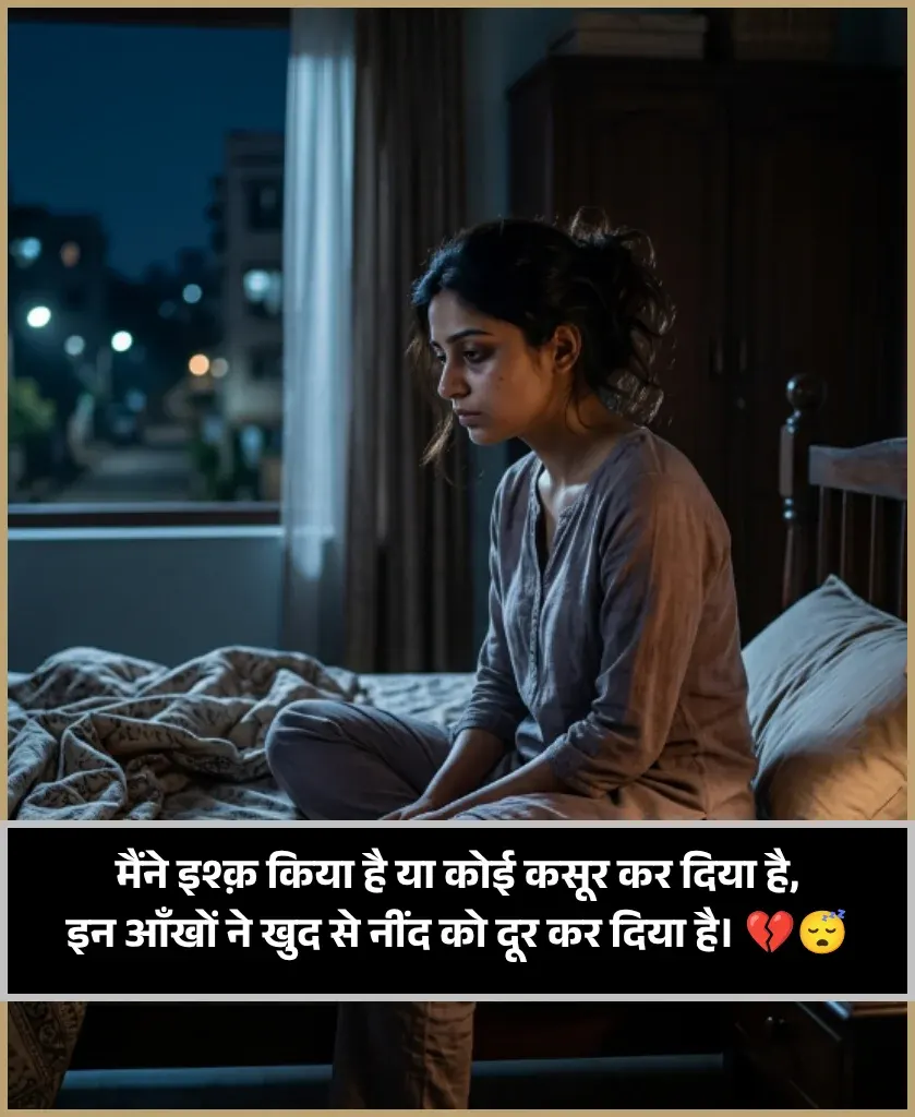 Neend Shayari Hindi