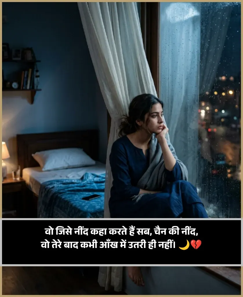 Neend Shayari on Life