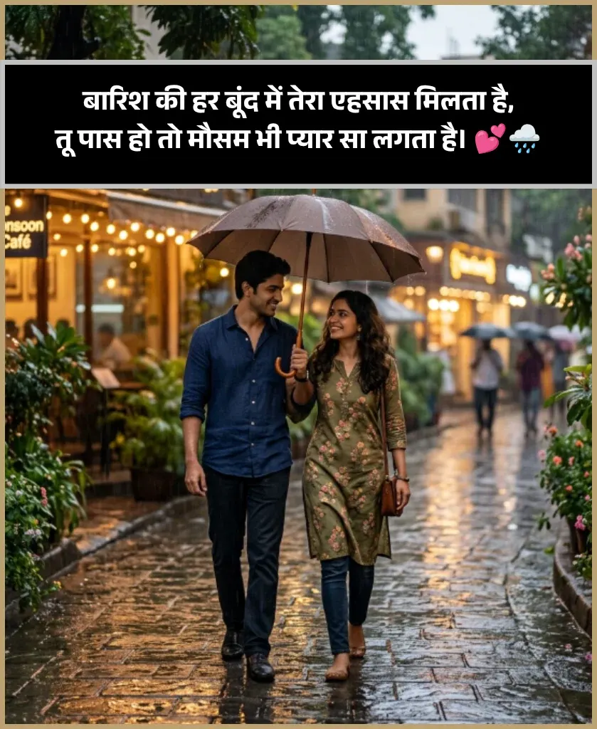 Romantic Barish Shayari