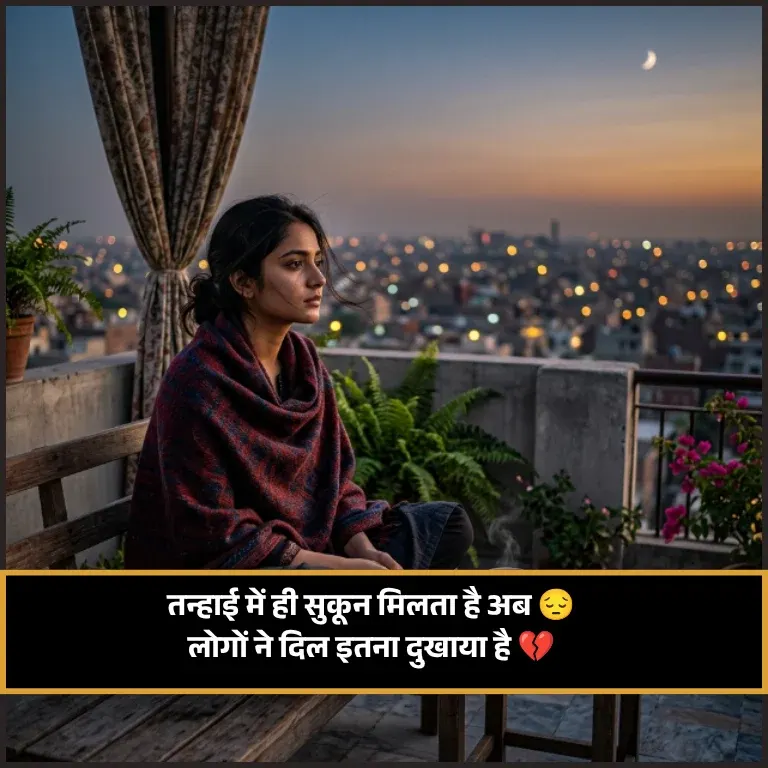 Sad Shayari Life 2 Line Instagram