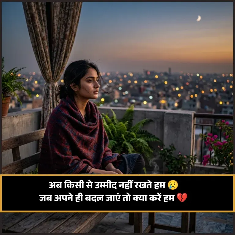 Sad Shayari Life 2 Line Instagram
