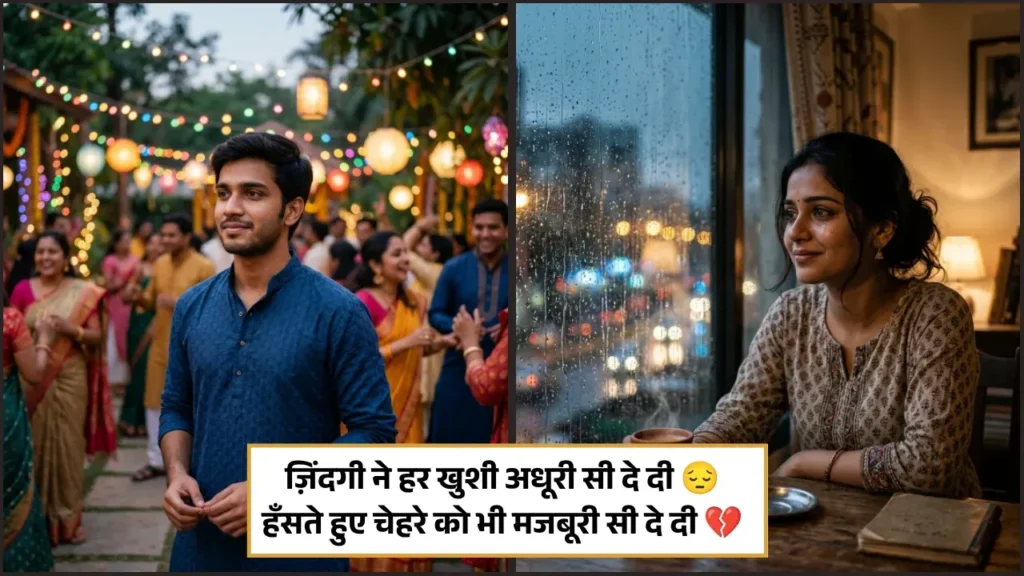 Sad Shayari Life 2 Line Instagram