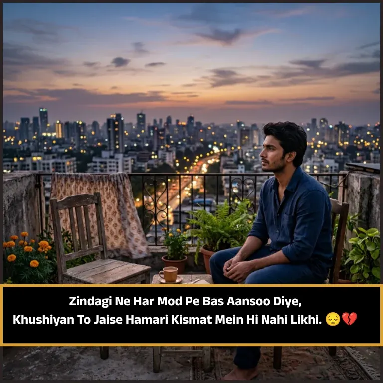 Sad Shayari Life 2 Line Instagram English