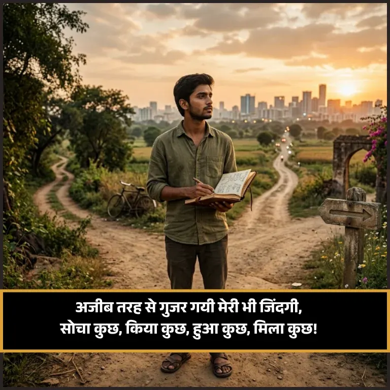 Sad Shayari Life 2 Line Instagram for Boy