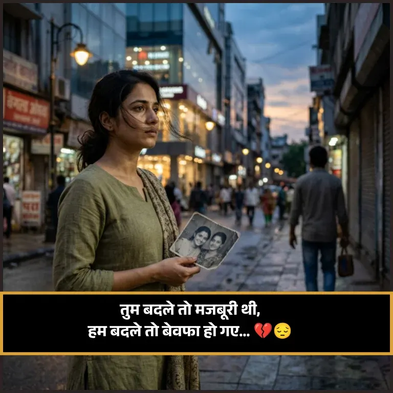 Sad Shayari Life 2 Line Instagram for image
