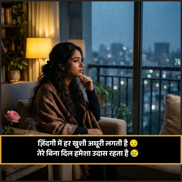 Sad Shayari Life 2 Line Instagram in Hindi