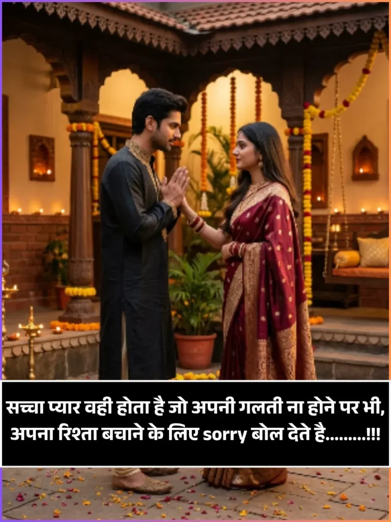 Sorry Shayari for Gf