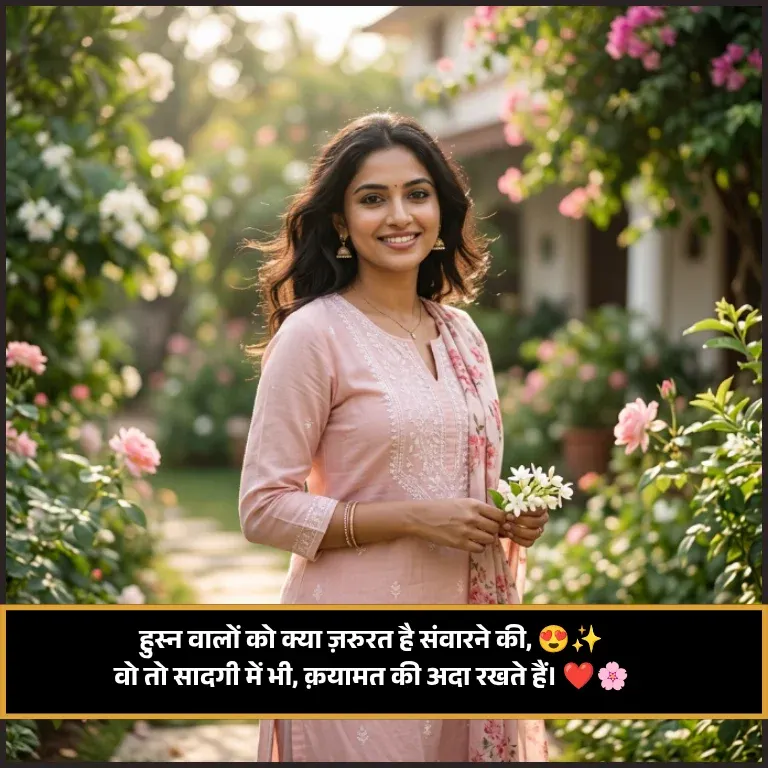 Tareef Shayari for Beautiful Girl in Hindi Tareef Shayari for Beautiful Girl in Hindi
