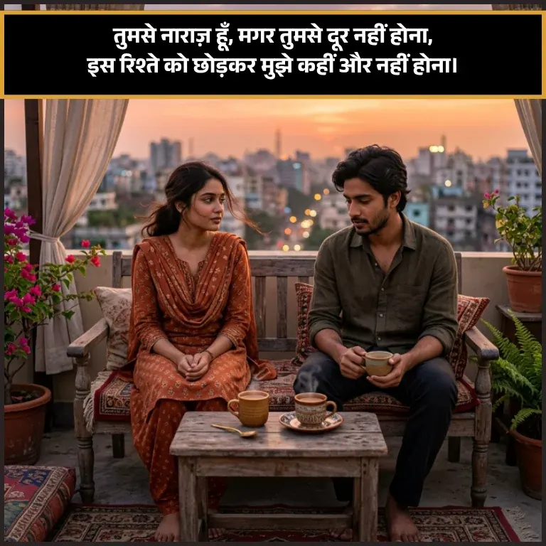 Wife Se Narazgi Shayari in Hindi