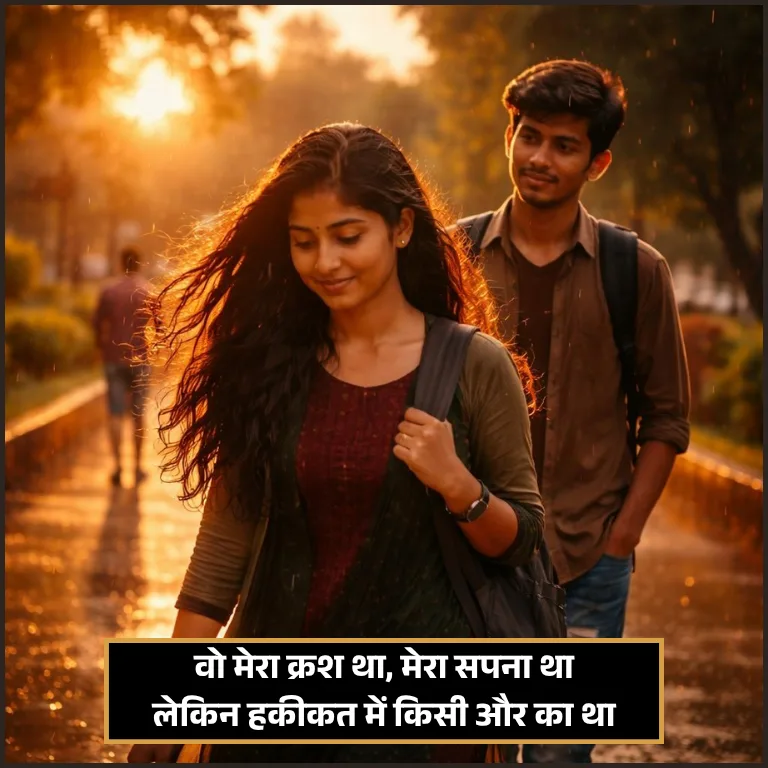 Crush One Sided Love Shayari