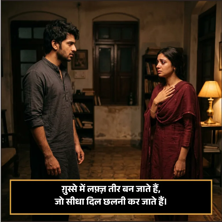Gussa Shayari in Hindi