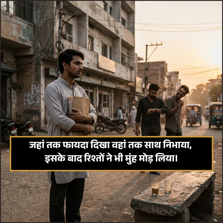 Matlabi Rishte Dhoka Shayari 2 Line Matlabi Rishte Dhoka Shayari 2 Line