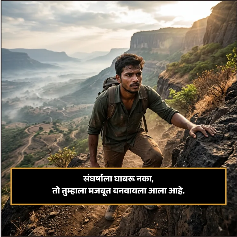 Sangharsh Shayari Marathi