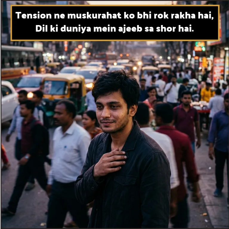 Tension Shayari in English Tension Shayari in English